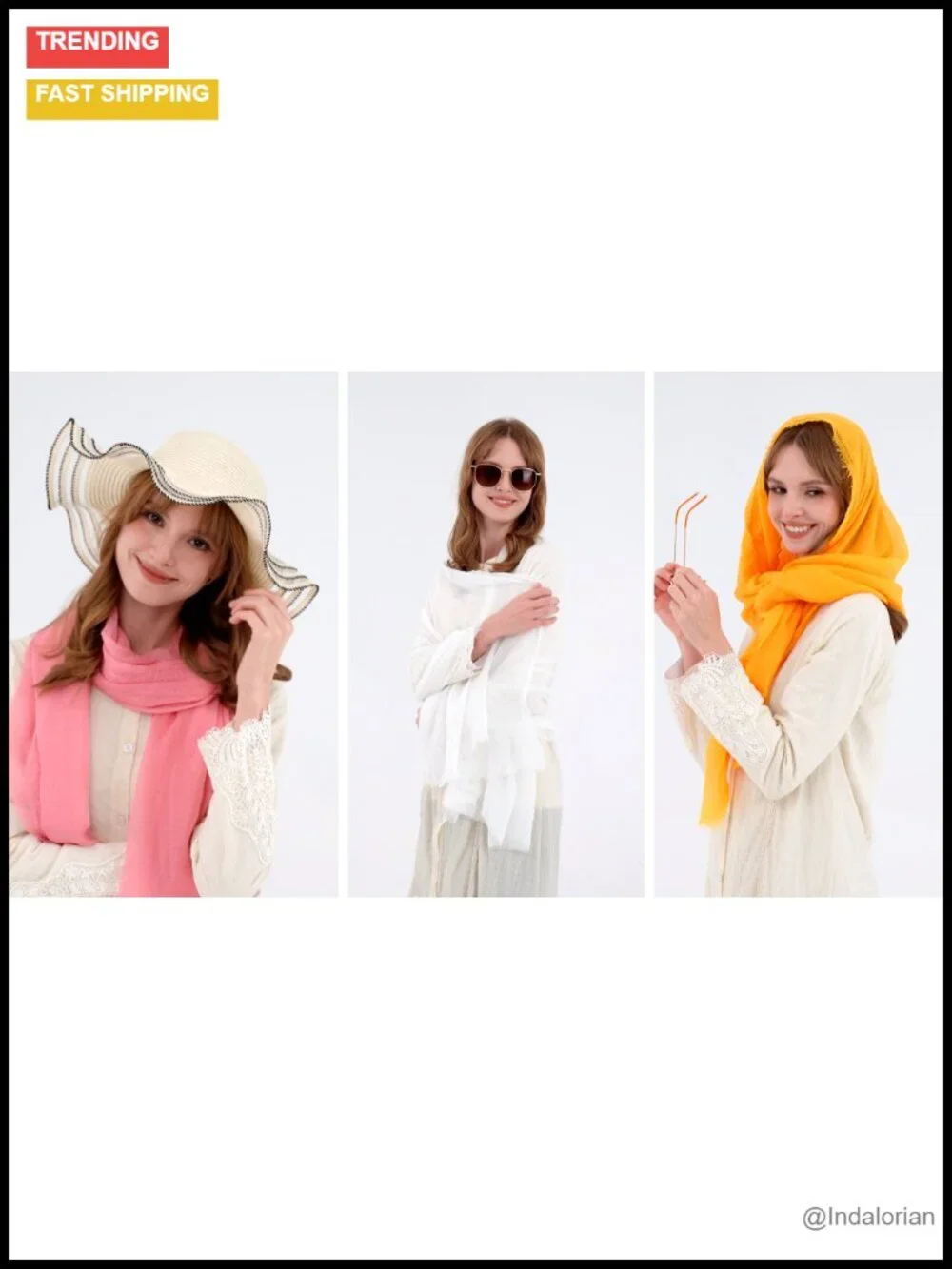 12 Pcs Soft Cotton Hijab Scarves for Women Long Head Scarf Wrap Shawl